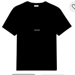 Saint Laurent Classic Black Tee